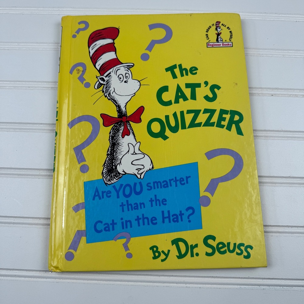 Dr Seuss The Cat's Quizzer Are you smarter than the cat Hardback Book Banned